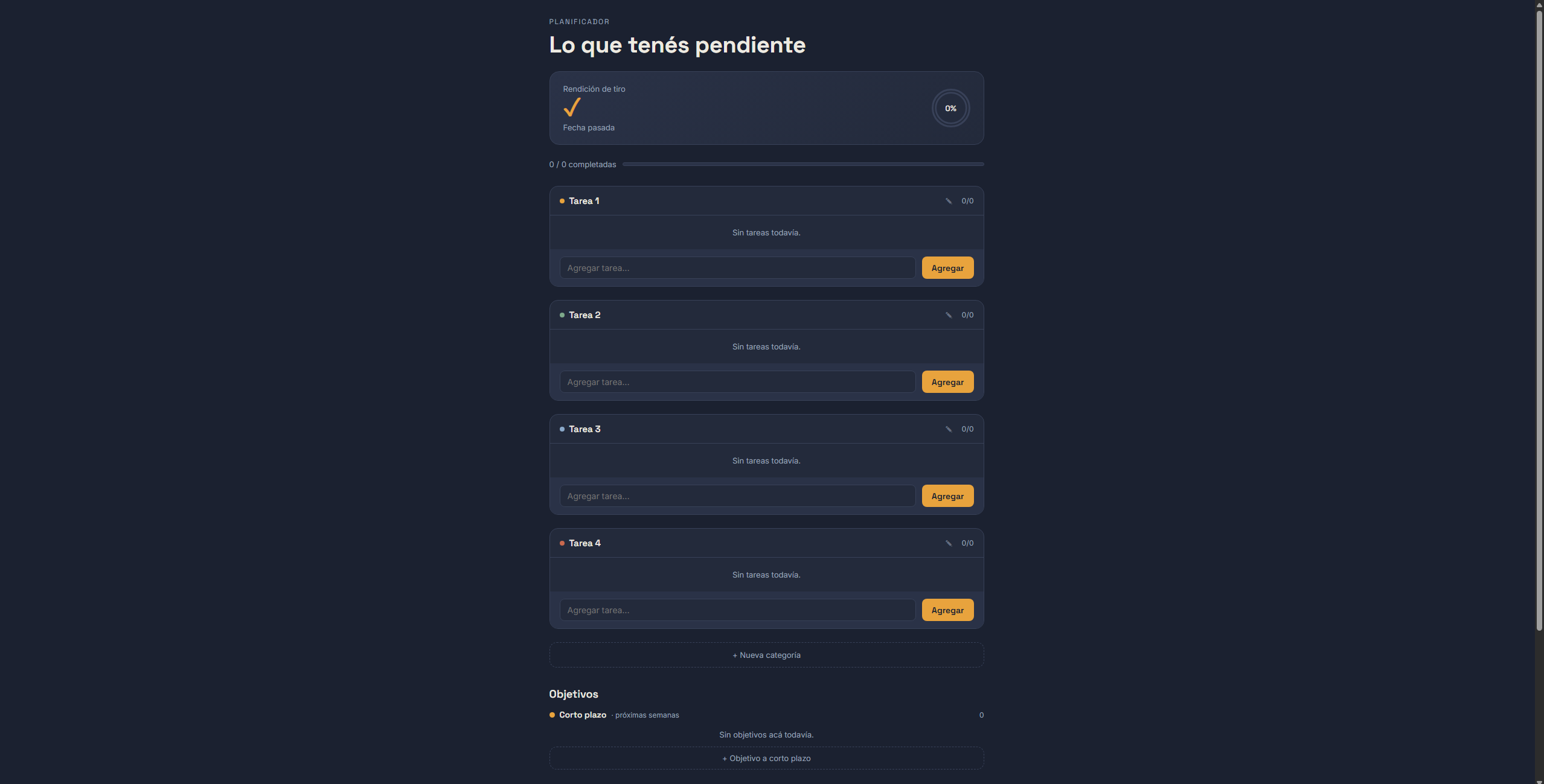 App para organizar tareas